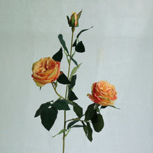 Load image into Gallery viewer, Austin Rose 3 Heads Artificial Flower Stem 7 Color Selections
