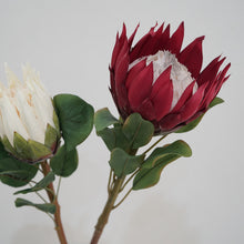 Load image into Gallery viewer, King Protea Artificial Silk Flower 73cm Stem PROTEA006-008
