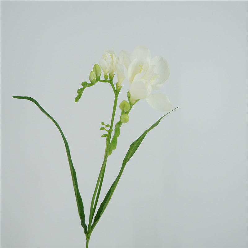 Freesia Artificial Silk Flower 70cm White FREESIA001