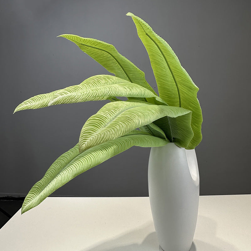 Bird Paradise Leaf Artificial Greenery 112cm STRELITZIALEAF01