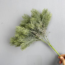 Load image into Gallery viewer, Pine Needles Artificial Greenery Gray Green 31cm PINEBRANCH001
