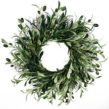 Load image into Gallery viewer, Olive Leaves Garland Artificial Greenery Green 45cm
