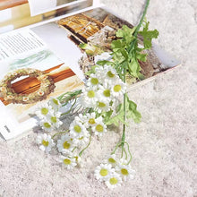 Load image into Gallery viewer, Daisy Chamomile Artificial Silk Flower 54cm Stem White DAISY012
