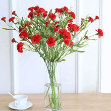 Load image into Gallery viewer, Carnation Artificial Silk Flowers Spray Stem 70cm CARNATION001-006
