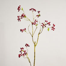 Load image into Gallery viewer, Berry Artificial Silk Flower Stem 105cm Red BERRY0004
