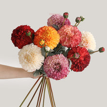 Load image into Gallery viewer, Dahlia Two Heads Artificial Silk Flower 70cm DAHLIA009-017
