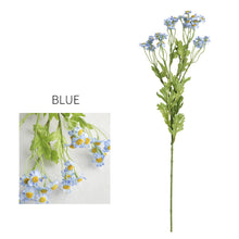 Load image into Gallery viewer, Daisy Chamomile Artificial Silk Flower 54cm Stem Blue DAISY017
