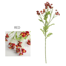 Load image into Gallery viewer, Daisy Chamomile Artificial Silk Flower 54cm Stem Burgundy DAISY016
