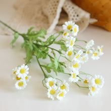 Load image into Gallery viewer, Daisy Chamomile Artificial Silk Flower 54cm Stem White DAISY012
