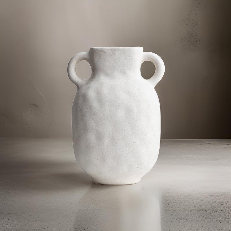 Vase Cream White Ceramic VASE017