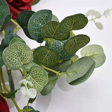 Load image into Gallery viewer, Eucalyptus Rose 190CM Artificial Foliage Red GREENERYROSE03
