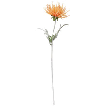 Load image into Gallery viewer, Chrysanthemum Artificial Silk Flower 49cm Stem Orange CHRYS008
