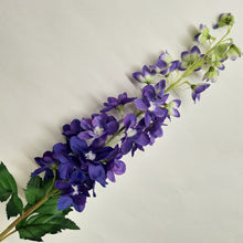 Load image into Gallery viewer, Delphinium Artificial Silk Flower Full Flower Single 87cm Stem DEIPHINIUM0004
