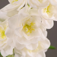 Load image into Gallery viewer, Delphinium Real Touch Artificial Silk Flower 70cm Stem White DELPHINIUM001
