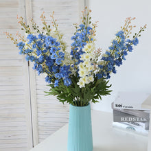 Load image into Gallery viewer, Delphinium with Spray Artificial Silk Flowers 76cm Stem DELPHINIUM004-005
