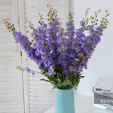 Load image into Gallery viewer, Delphinium with Spray Artificial Silk Flowers 76cm Stem DELPHINIUM004-005
