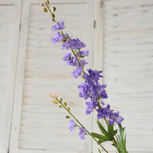 Load image into Gallery viewer, Delphinium with Spray Artificial Silk Flowers 76cm Stem DELPHINIUM004-005
