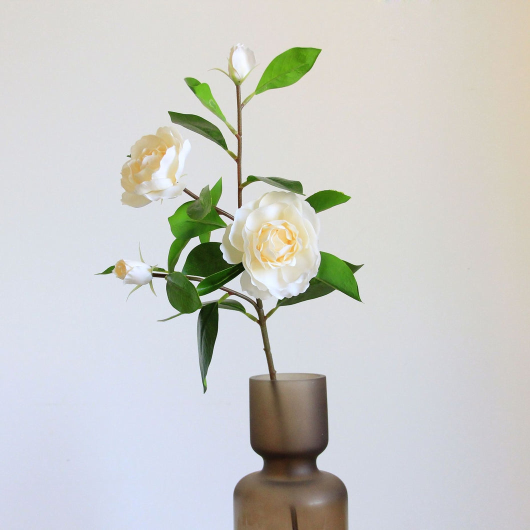 Gardenia Artificial Silk Flower 61cm Stem Cream GARDENIA0002