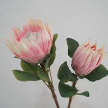 Load image into Gallery viewer, King Protea Artificial Silk Flower 73cm Stem PROTEA006-008
