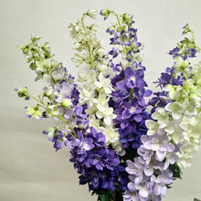 Load image into Gallery viewer, Delphinium Artificial Silk Flower Full Flower Single 87cm Stem DEIPHINIUM0004
