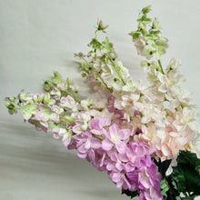 Load image into Gallery viewer, Delphinium Artificial Silk Flower Full Flower Single 87cm Stem DEIPHINIUM0004
