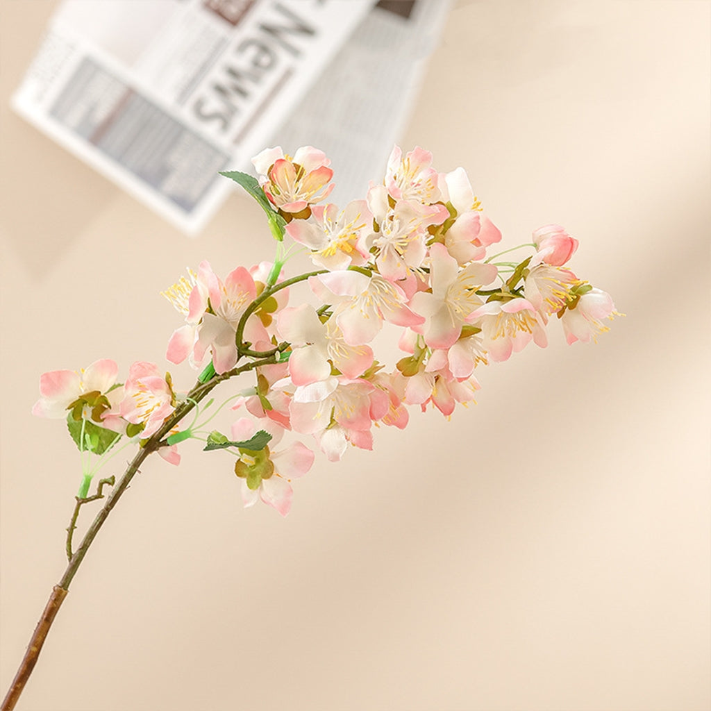 Cherry Blossom Artificial Silk Flower 52cm Stem Pink BLOSSOM002