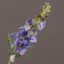 Load image into Gallery viewer, Delphinium Real Touch Artificial Silk Flower Stem Purplish Blue DELPHINIUM002
