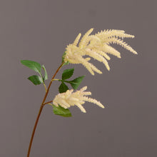 Load image into Gallery viewer, Astilbe Artificial Silk Flower Stem Champagne ASTILBE002-5
