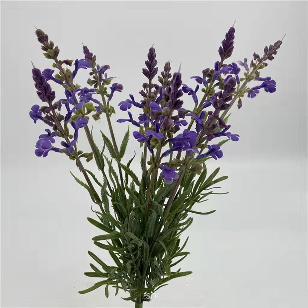 Lavender Artificial Silk Flower 39cm Stem LAVENDER002