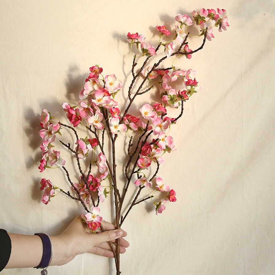 Cherry Blossom Artificial Silk Flower 97cm Stem Pink CHERRY0003