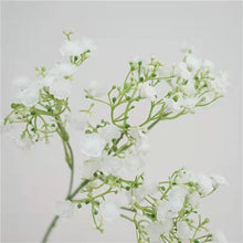 Load image into Gallery viewer, Gypsophila Baby Breath Artificial Silk Flower Stem White GYPSOPHILA001
