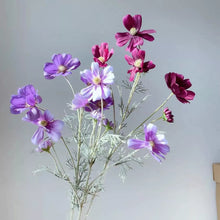 Load image into Gallery viewer, Cosmos Flower Artificial Silk 60cm 15 Colour Selections COSMO001-022
