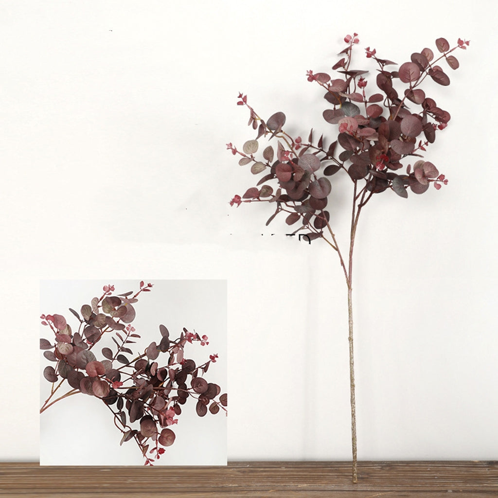 Eucalyptus Artificial Greenery 70cm Burgundy EUCALYPTUS0006