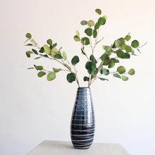 Load image into Gallery viewer, Eucalyptus Artificial Greenery Stem 85cm Green with Red EUCALYPTUS013
