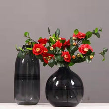 Load image into Gallery viewer, 06 Camellia Artificial Silk Flowers 58cm Stem Red CAMELLIA002
