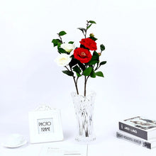 Load image into Gallery viewer, 06 Camellia Artificial Silk Flowers 58cm Stem Red CAMELLIA002
