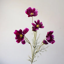 Load image into Gallery viewer, Cosmos Flower Artificial Silk 60cm 15 Colour Selections COSMO001-022
