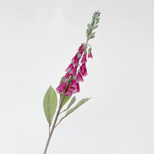 Load image into Gallery viewer, Digitalis Artificial Flower Stem Yellow DIGITALIS001-6
