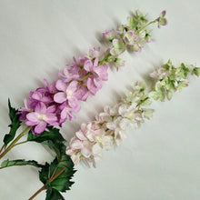 Load image into Gallery viewer, Delphinium Artificial Silk Flower Full Flower Single 87cm Stem DEIPHINIUM0004
