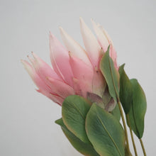 Load image into Gallery viewer, King Protea Artificial Silk Flower 73cm Stem PROTEA006-008
