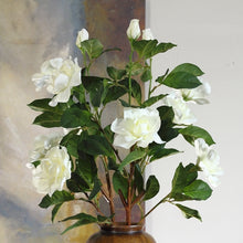 Load image into Gallery viewer, Gardenia Artificial Silk Flowers 87cm Stem GARDENIA004
